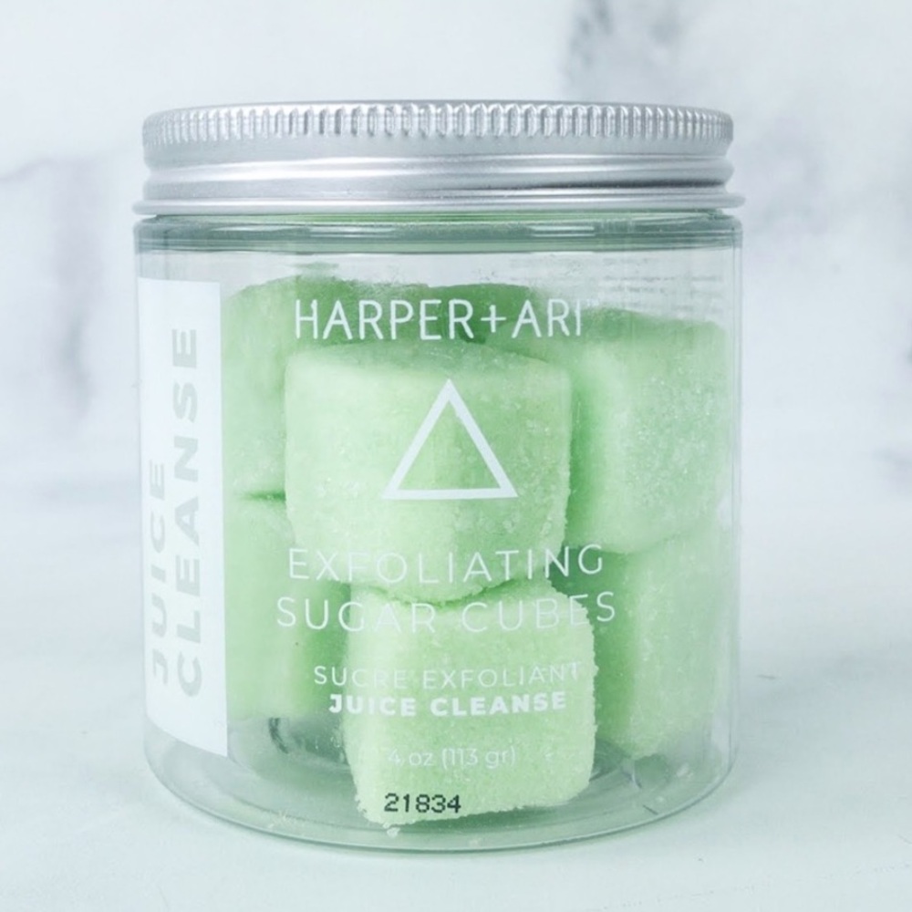 HARPER + ARI Exfoliating Sugar Cubes in Juice Cleanse